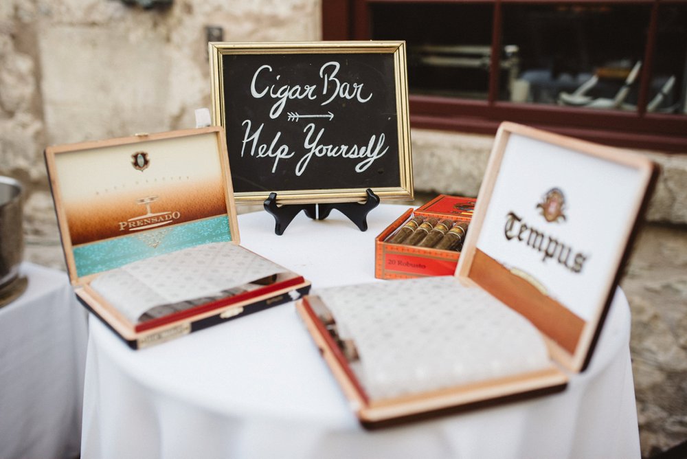 Wedding Cigar Bar - Olive Photography Toronto