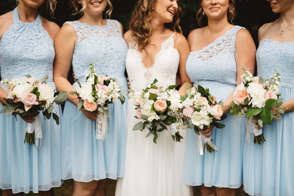 Blue Bridesmaids Dresses - Olive Photography Toronto