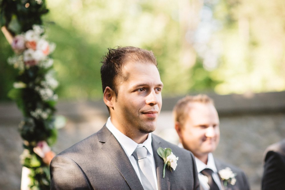 Ceremony first look photos - Olive Photography Toronto