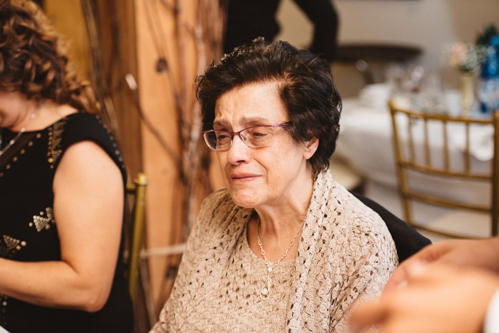 candid grandmother wedding photos - olive photography toronto