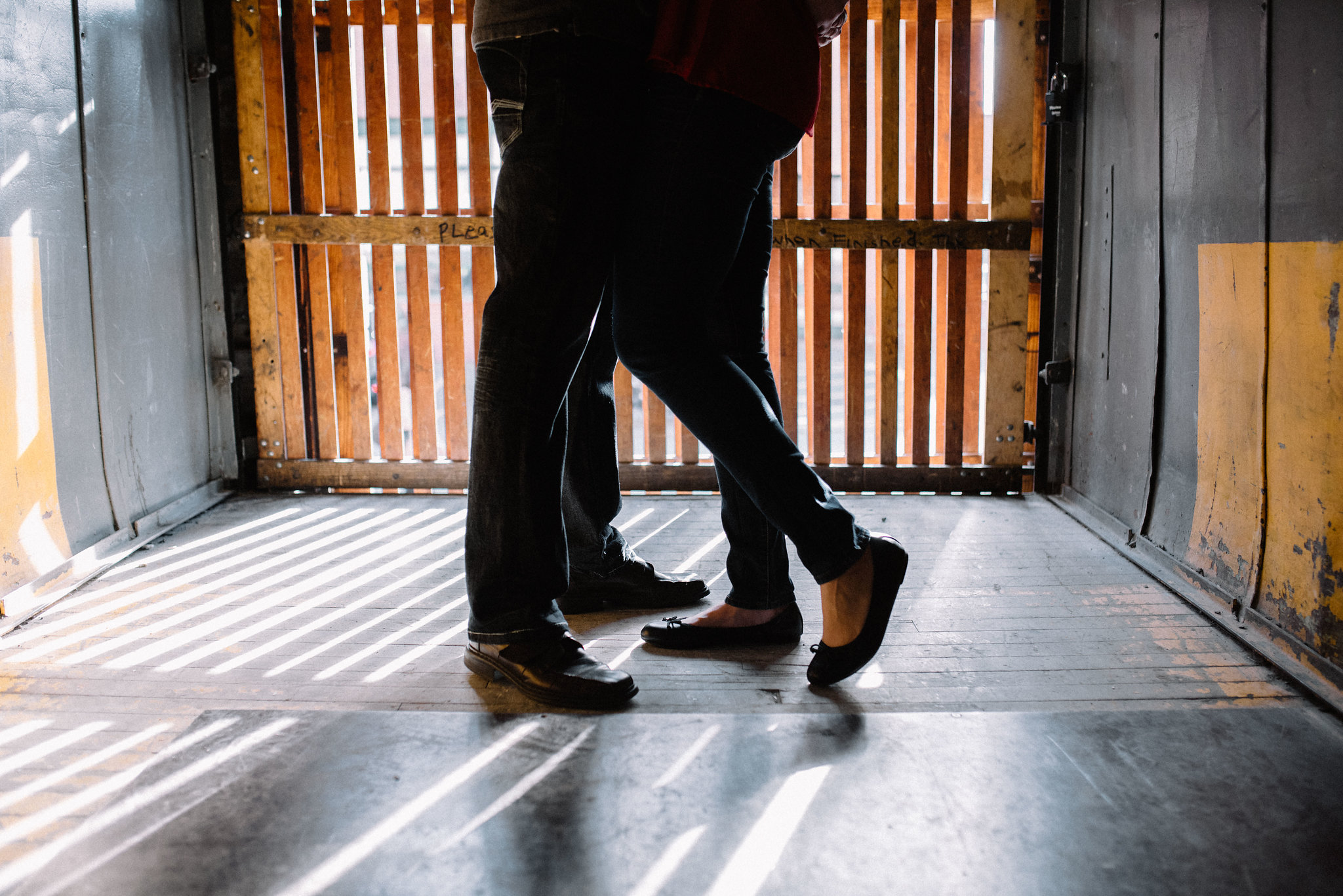 Freight Elevator Engagement - Olive Photography Toronto