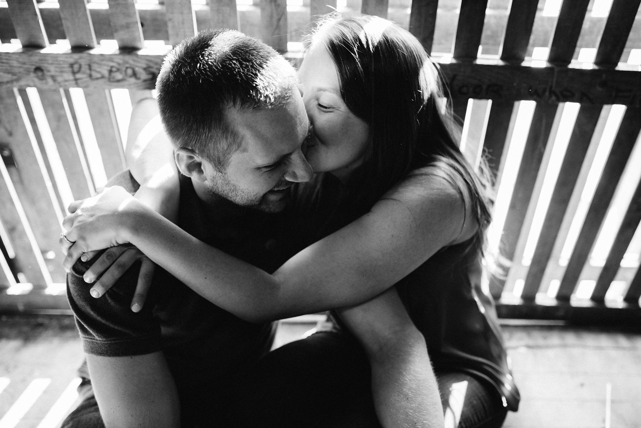 Freight elevator engagement - Olive Photography Toronto