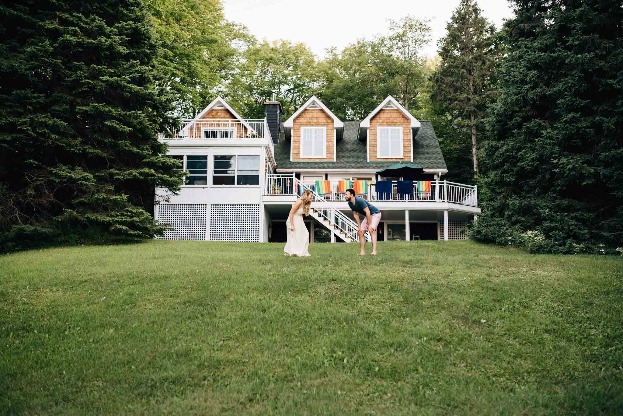 Muskoka Cottage Engagement Session | Olive Photography Toronto