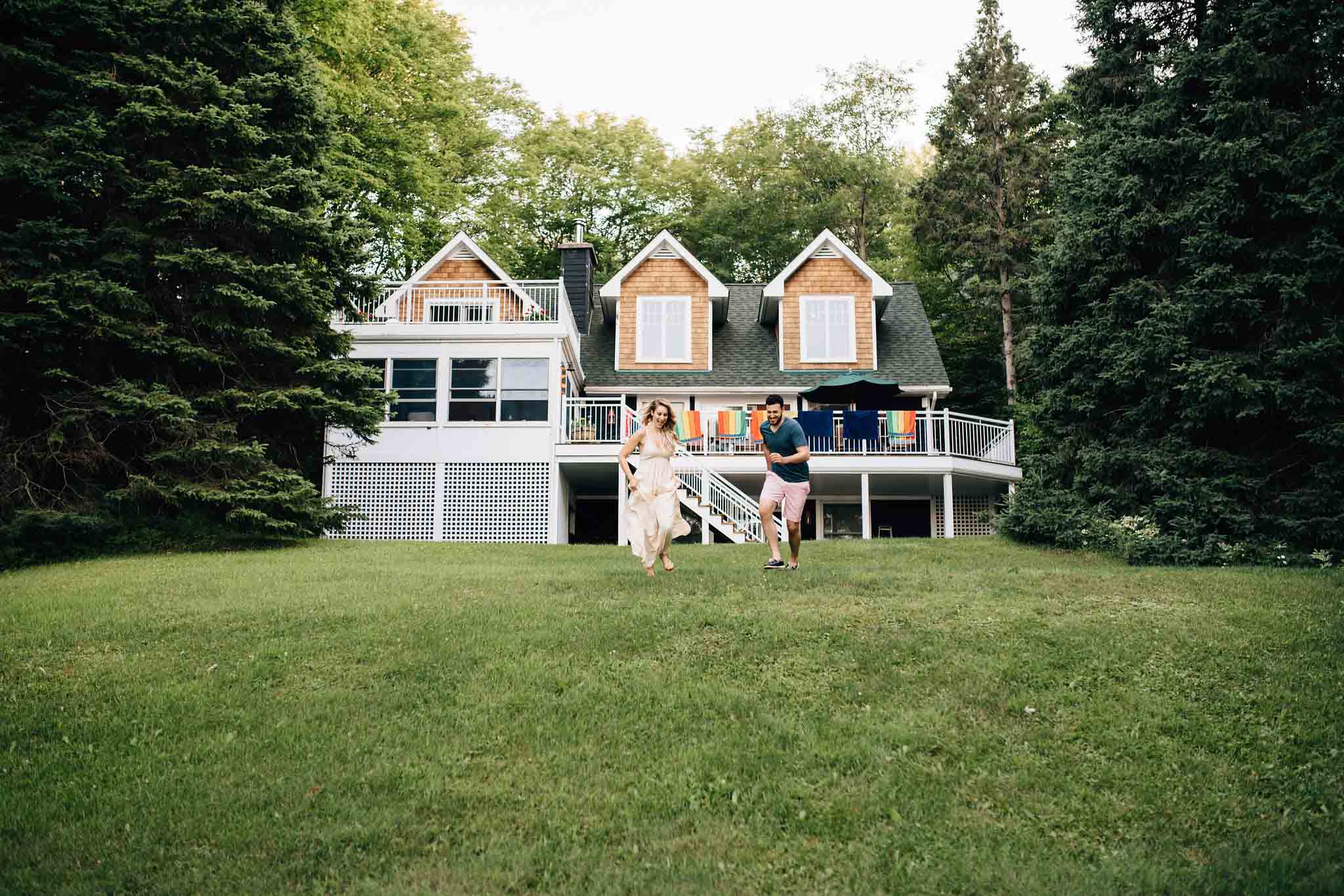 Muskoka Cottage Engagement Session | Olive Photography Toronto