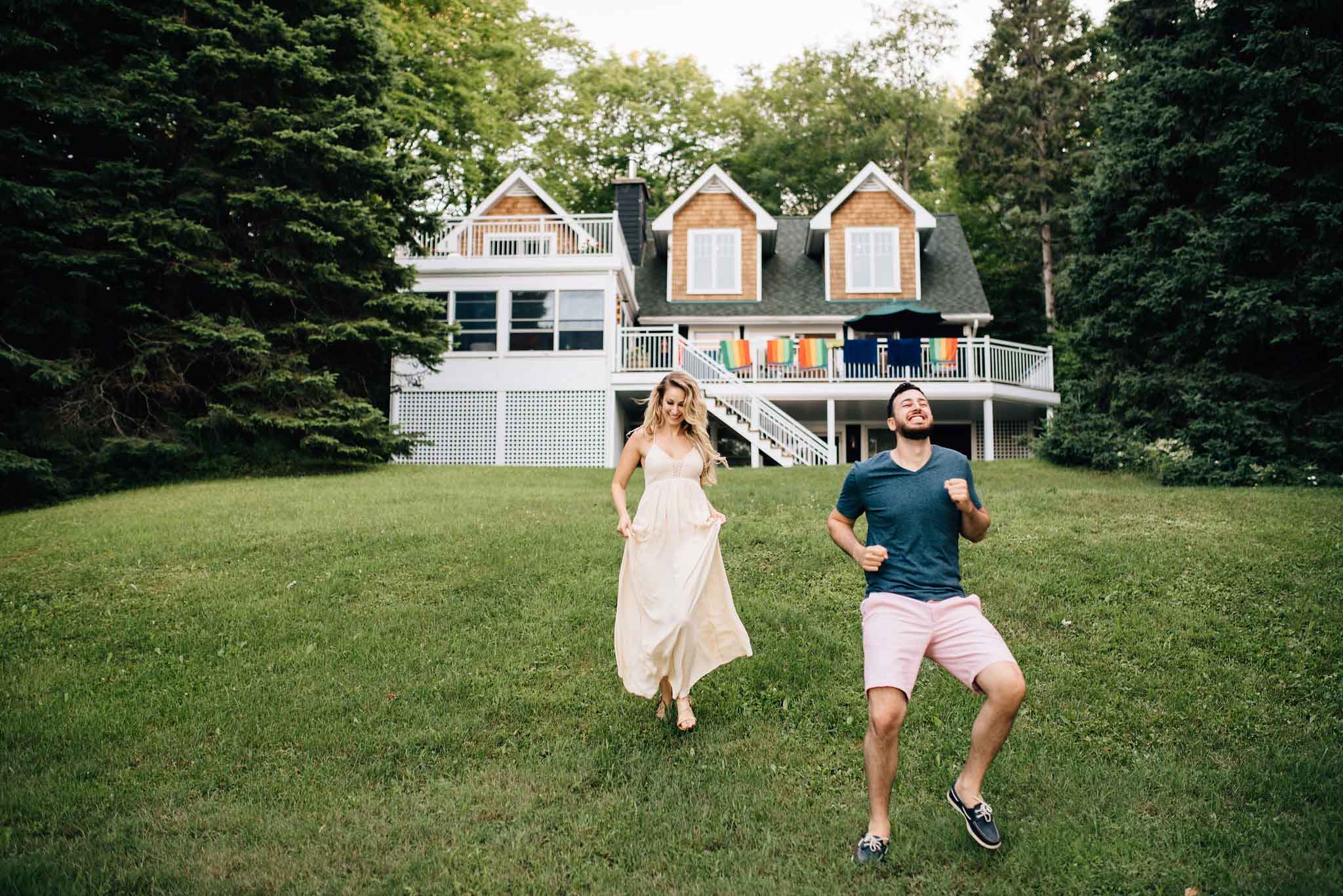 Muskoka Cottage Engagement Session | Olive Photography Toronto