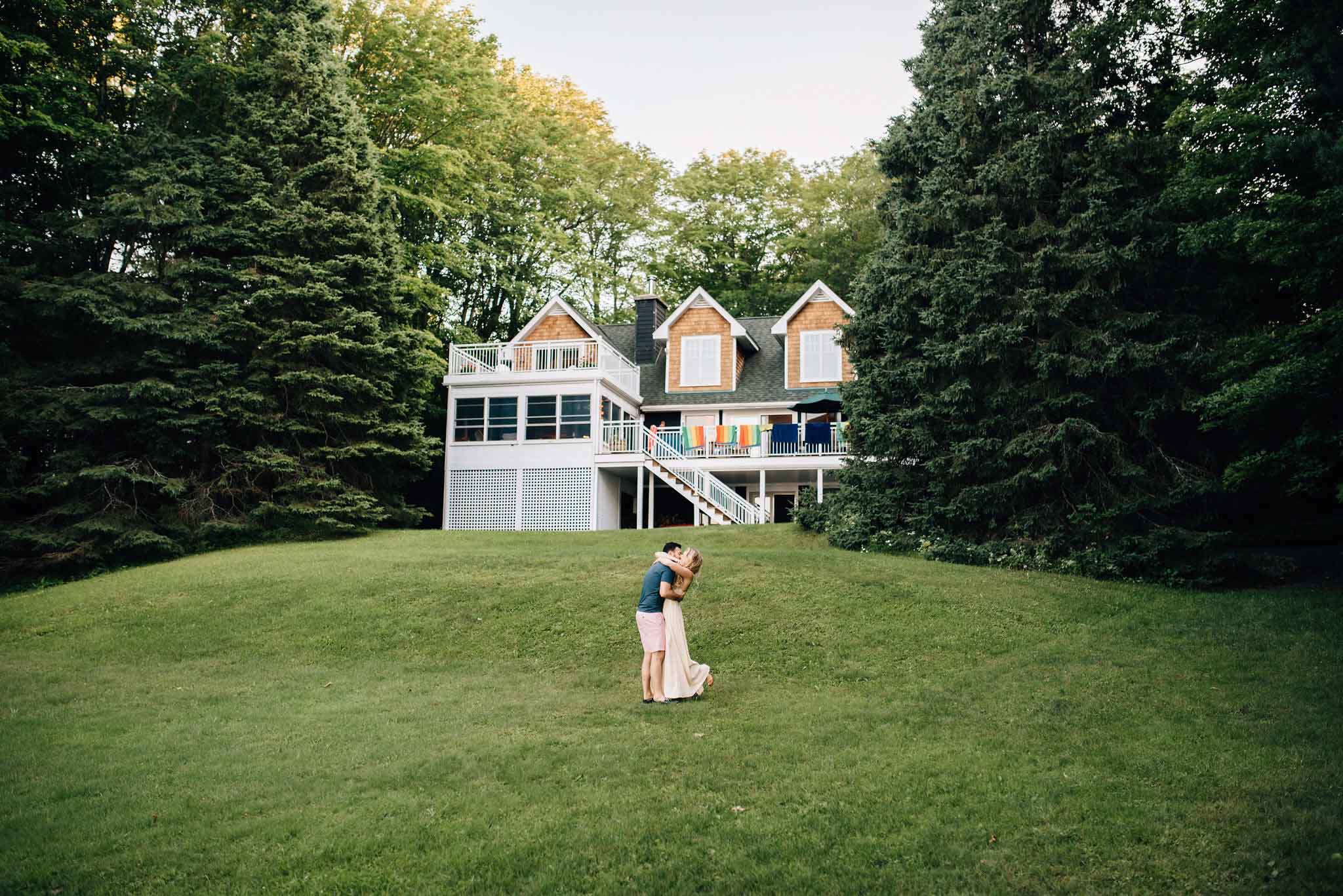 Muskoka Cottage Engagement Session | Olive Photography Toronto