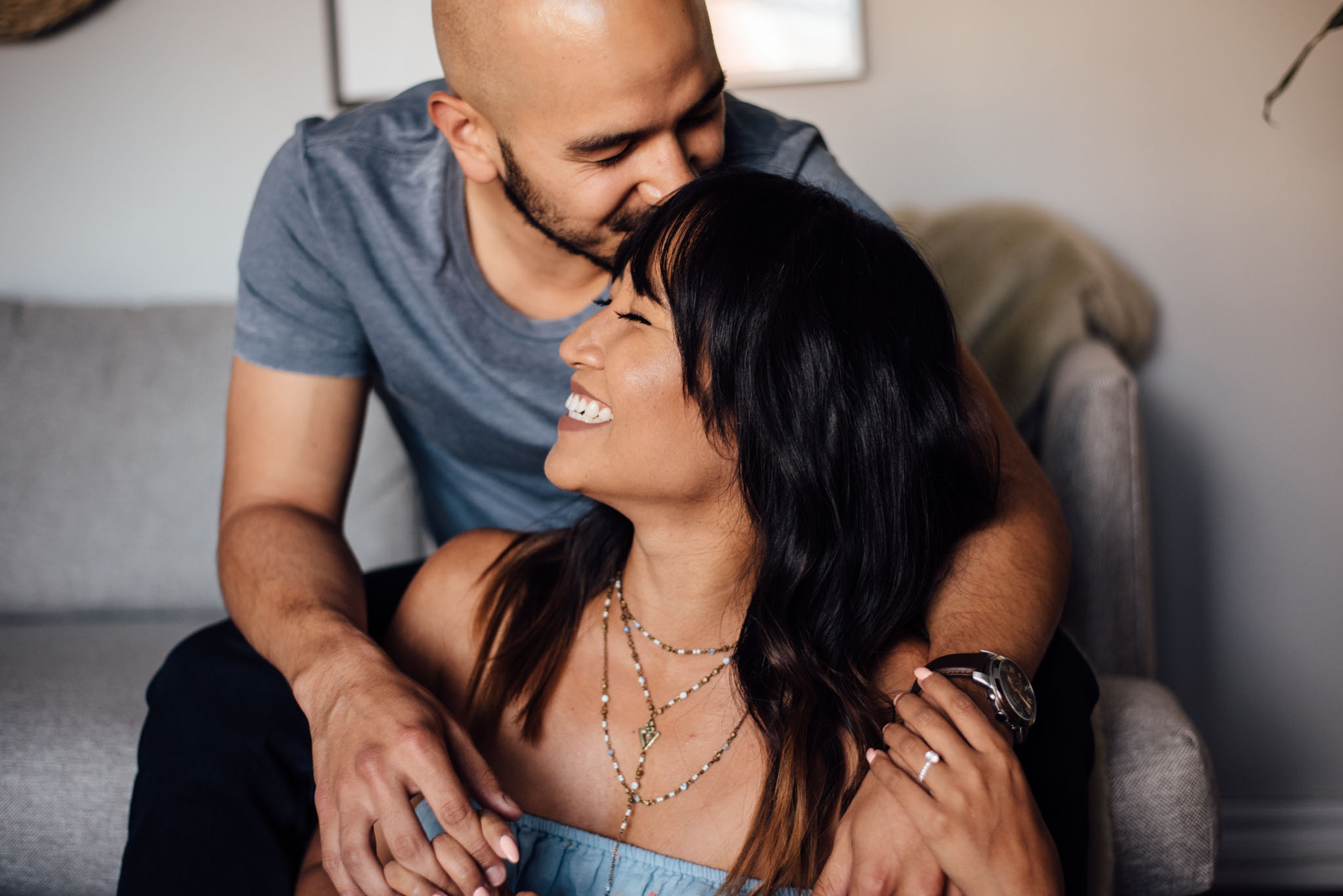 In-Home Engagement Session | Olive Photography Toronto