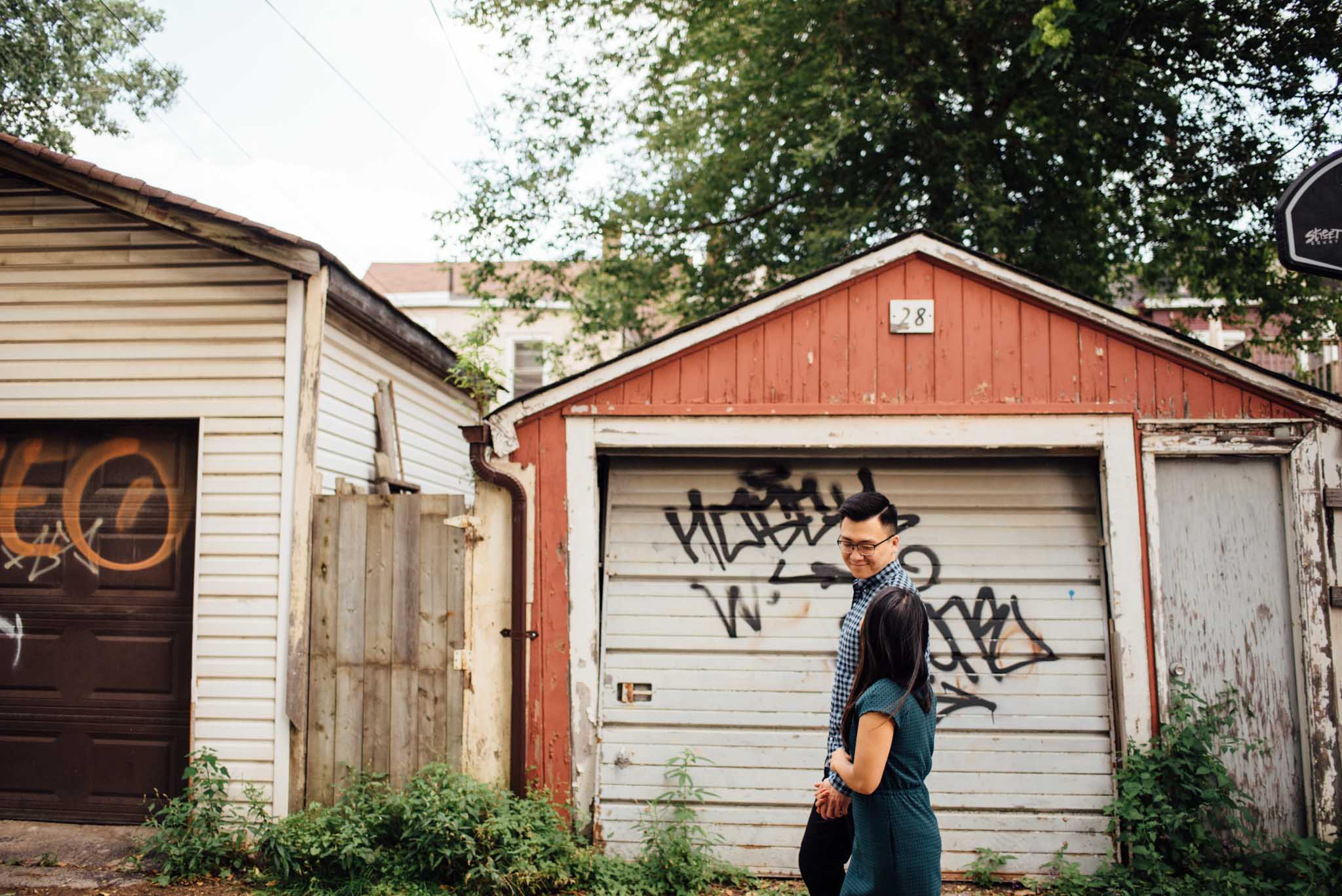 Leslieville Engagement Photos | Olive Photography Toronto