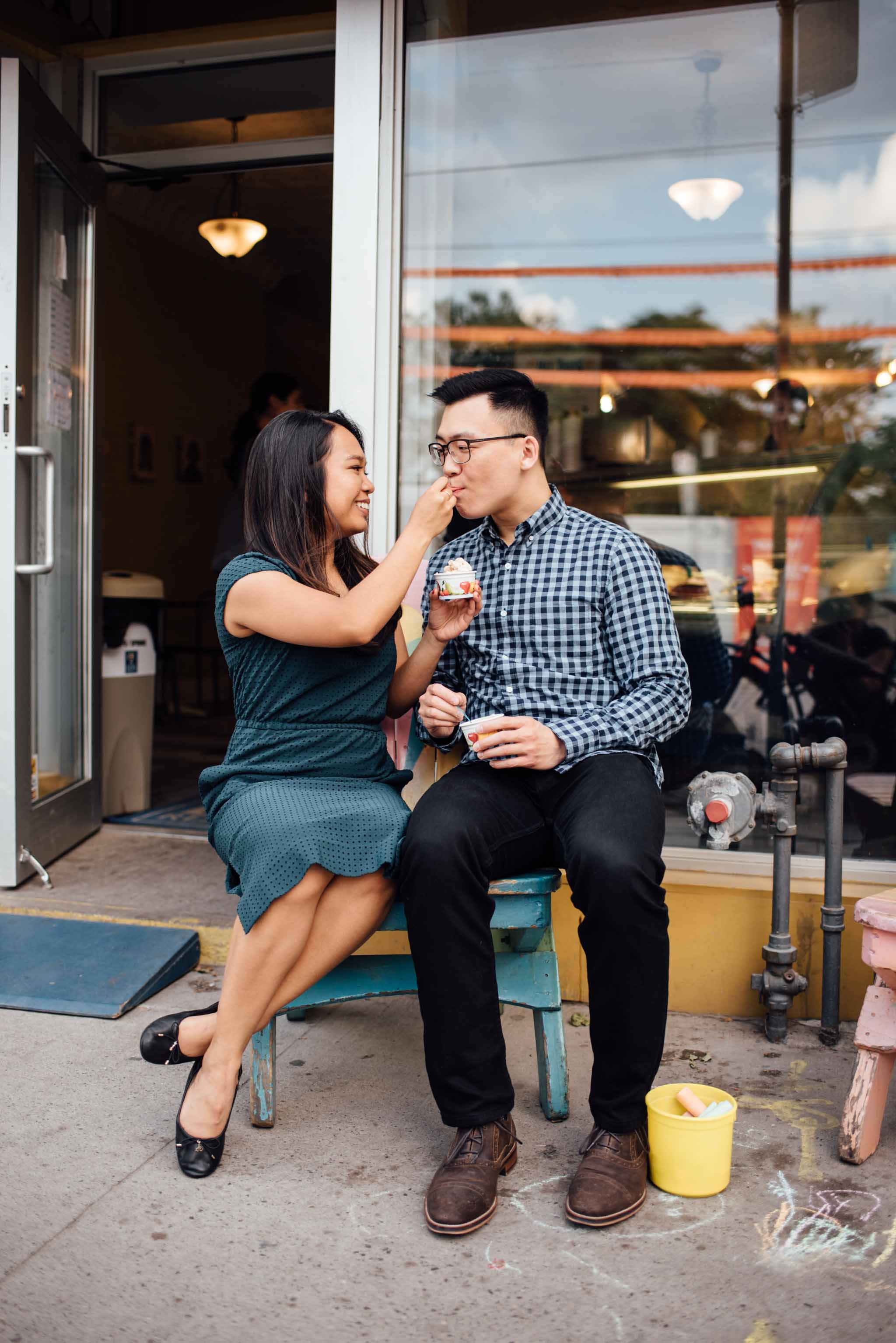 Ed's Ice Cream Engagement Photos | Olive Photography Toronto