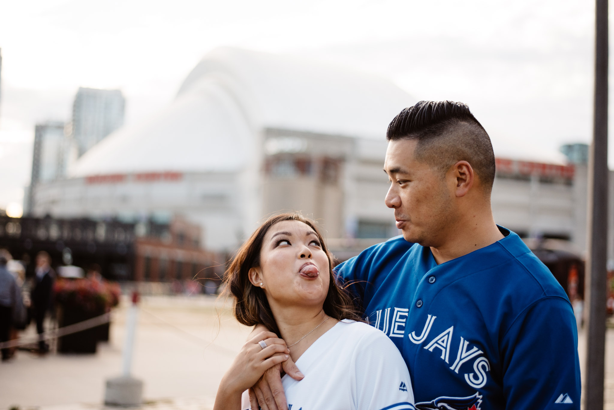 Rogers Centre Engagement Photos | Olive Photography Toronto