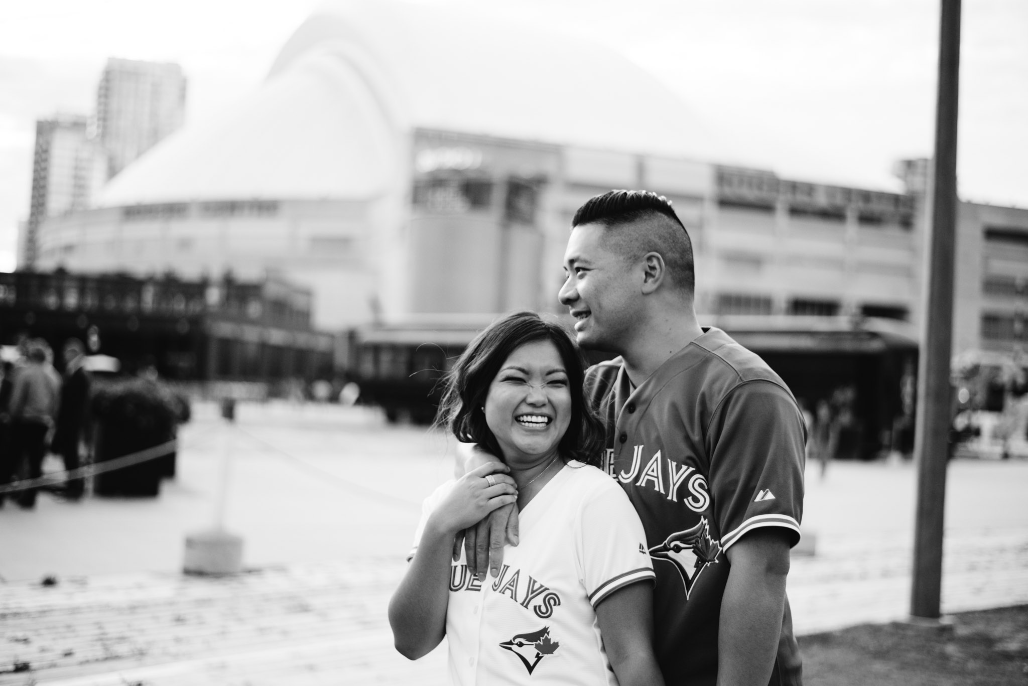 Rogers Centre Engagement Photos | Olive Photography Toronto