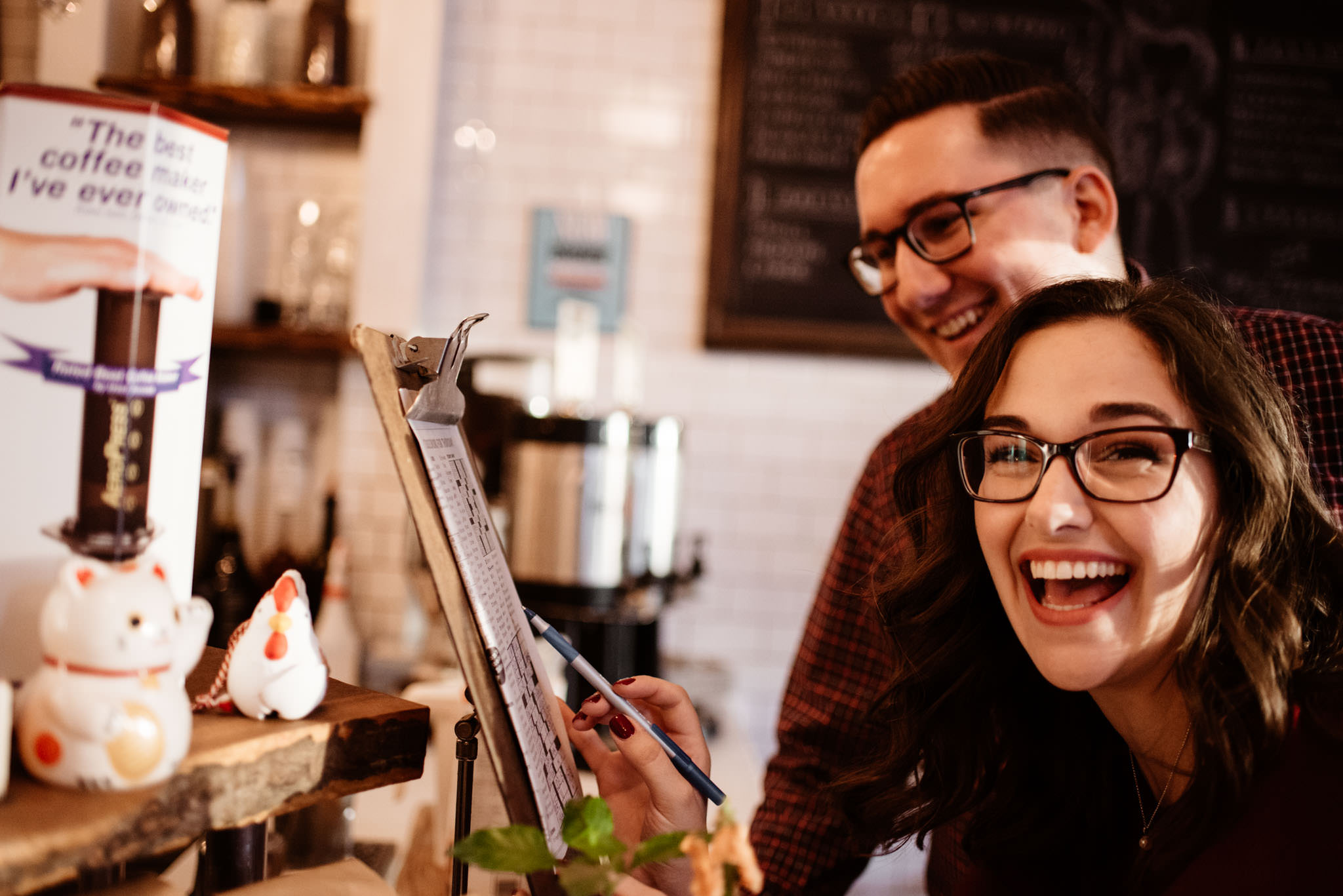 Rooster Coffee Engagement Photos | Olive Photography Toronto