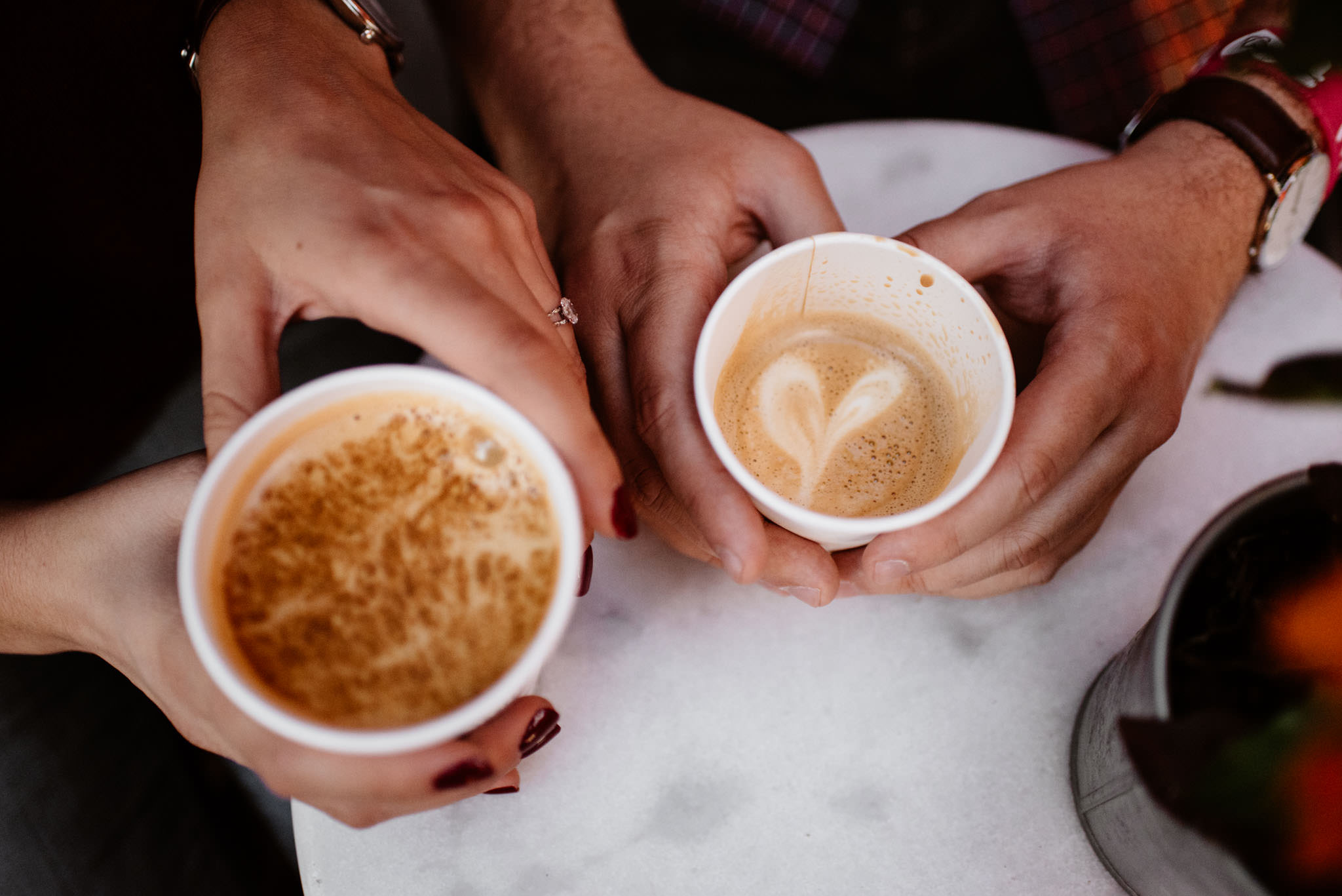 Rooster Coffee Engagement Photos | Olive Photography Toronto