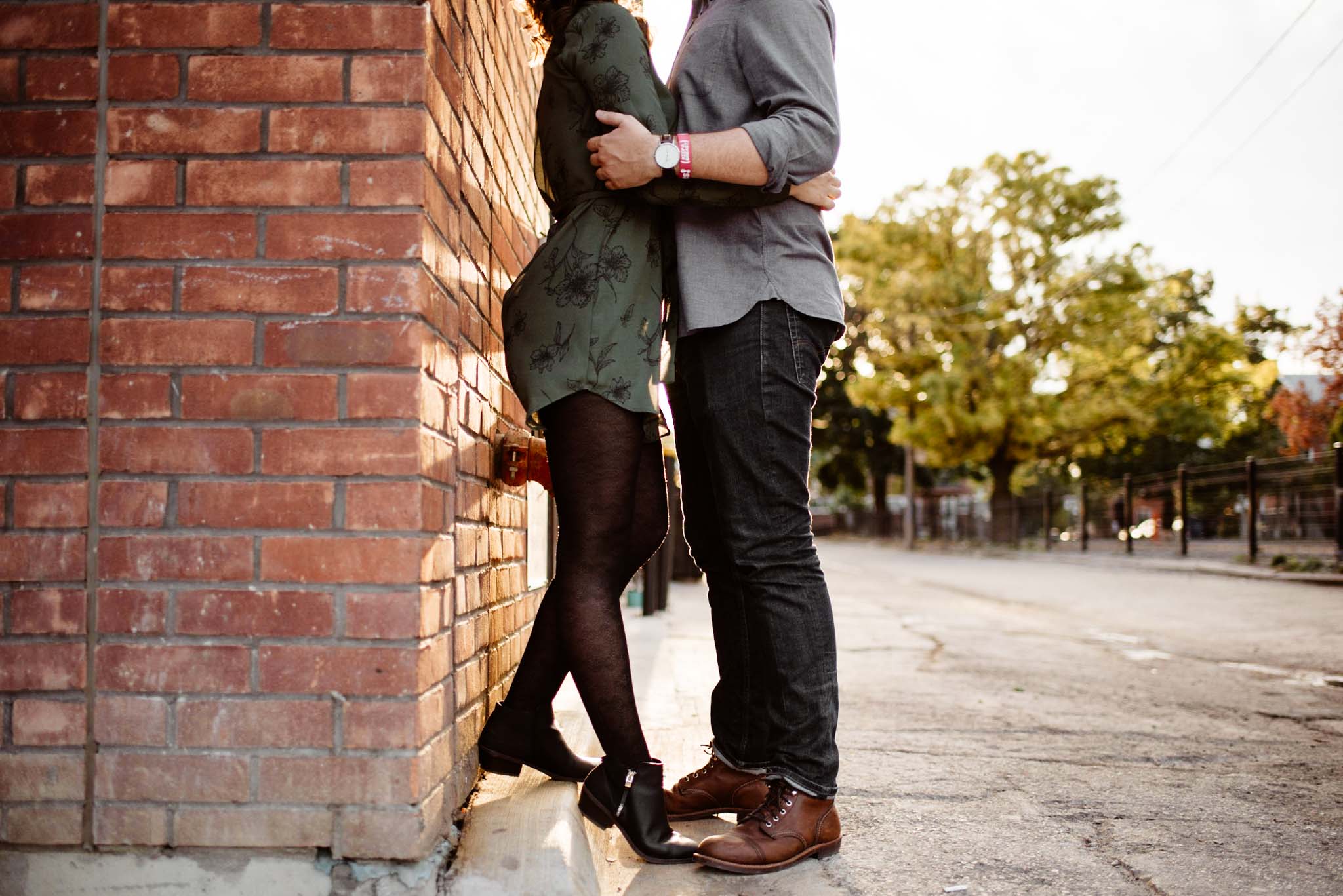 Leslieville Engagement - Olive Photography