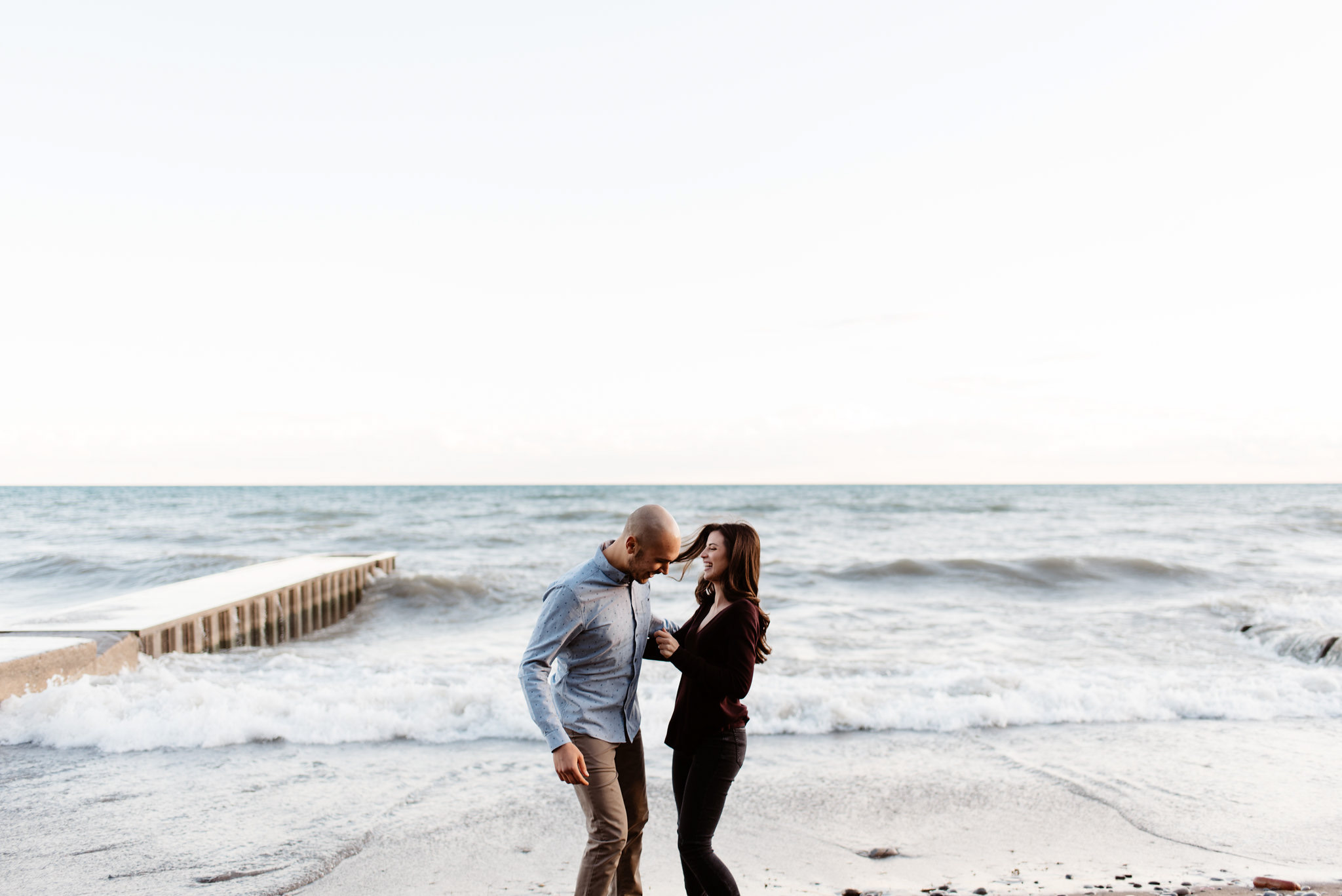 Toronto Beaches Engagement Photos | Olive Photography