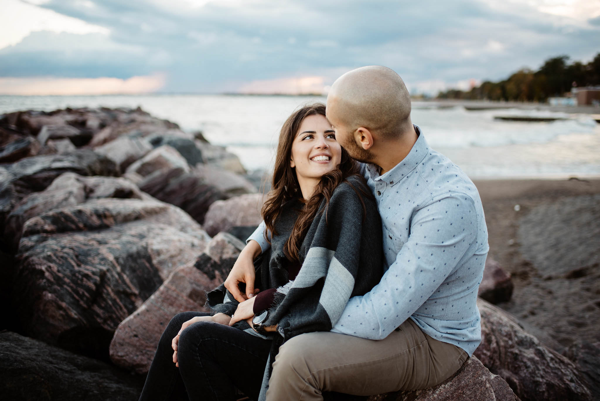 Toronto Beaches Engagement Photos | Olive Photography