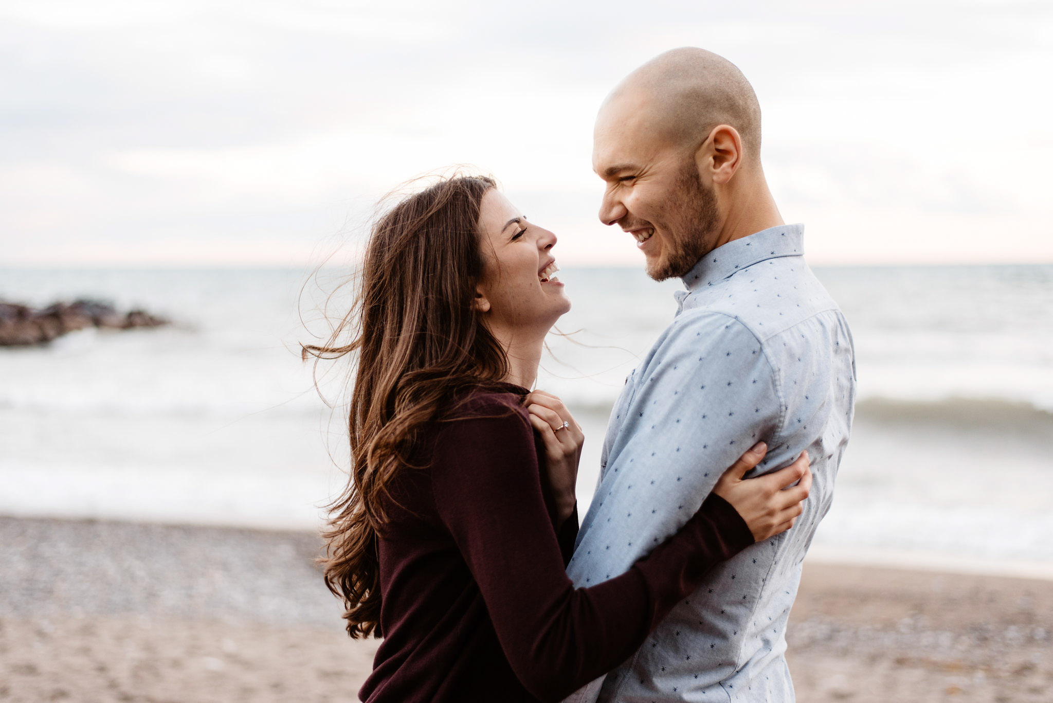 Toronto Beaches Engagement Photos | Olive Photography