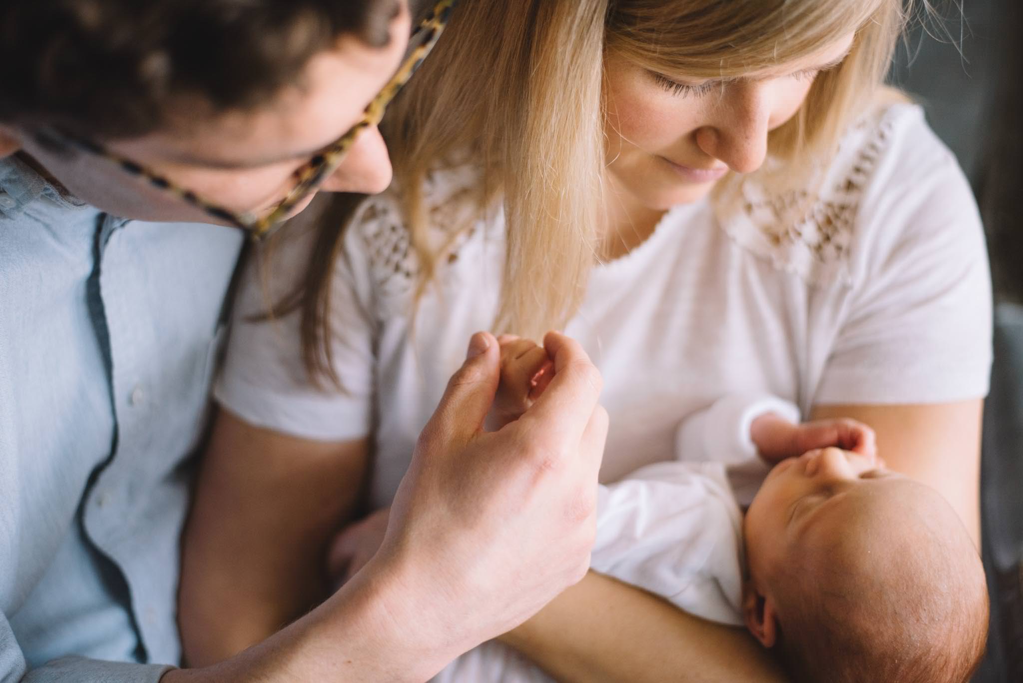 In-Home Lifestyle Newborn Photography Toronto | Olive Photography