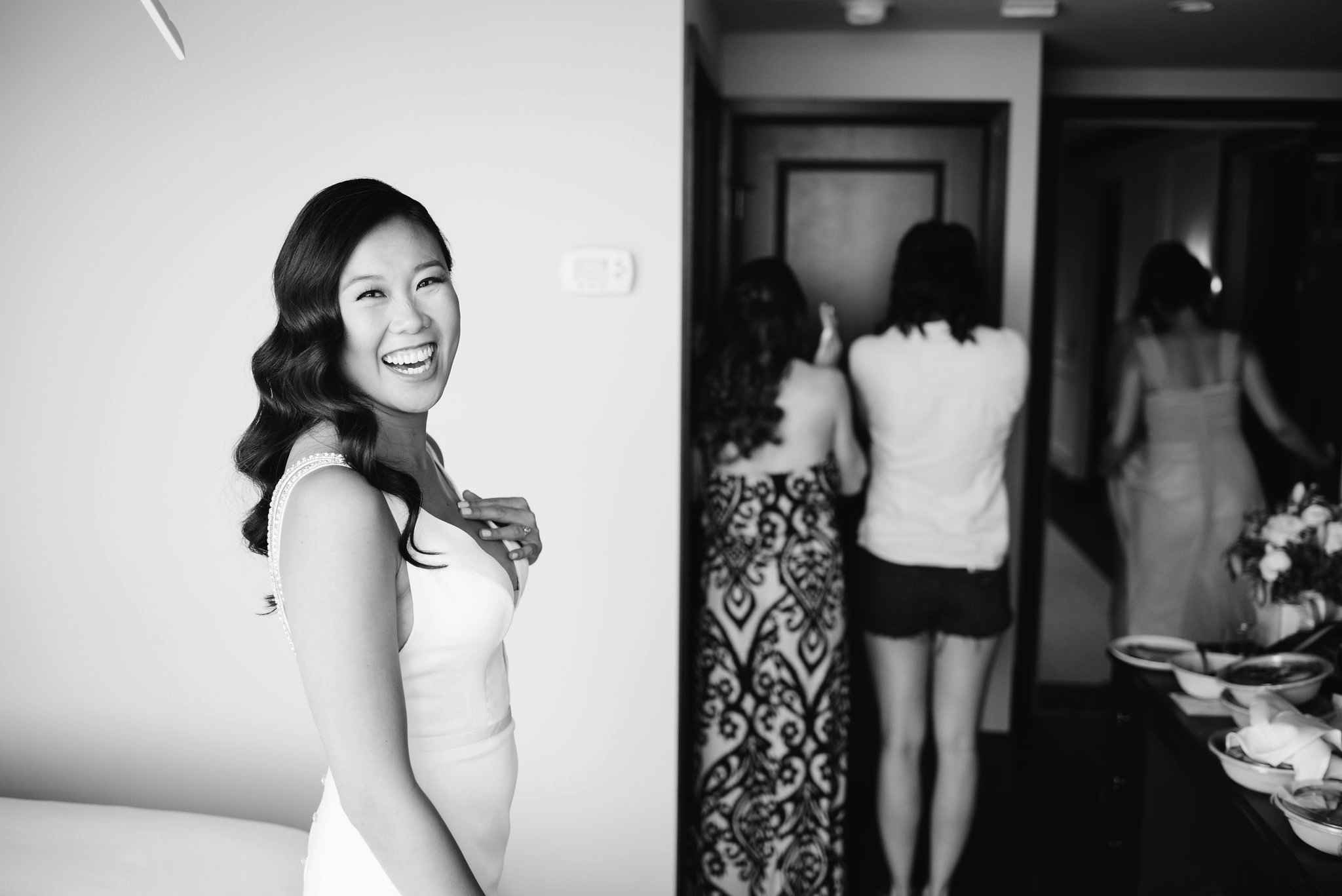 Bridesmaids First Look - - Olive Photography - Toronto wedding photographer