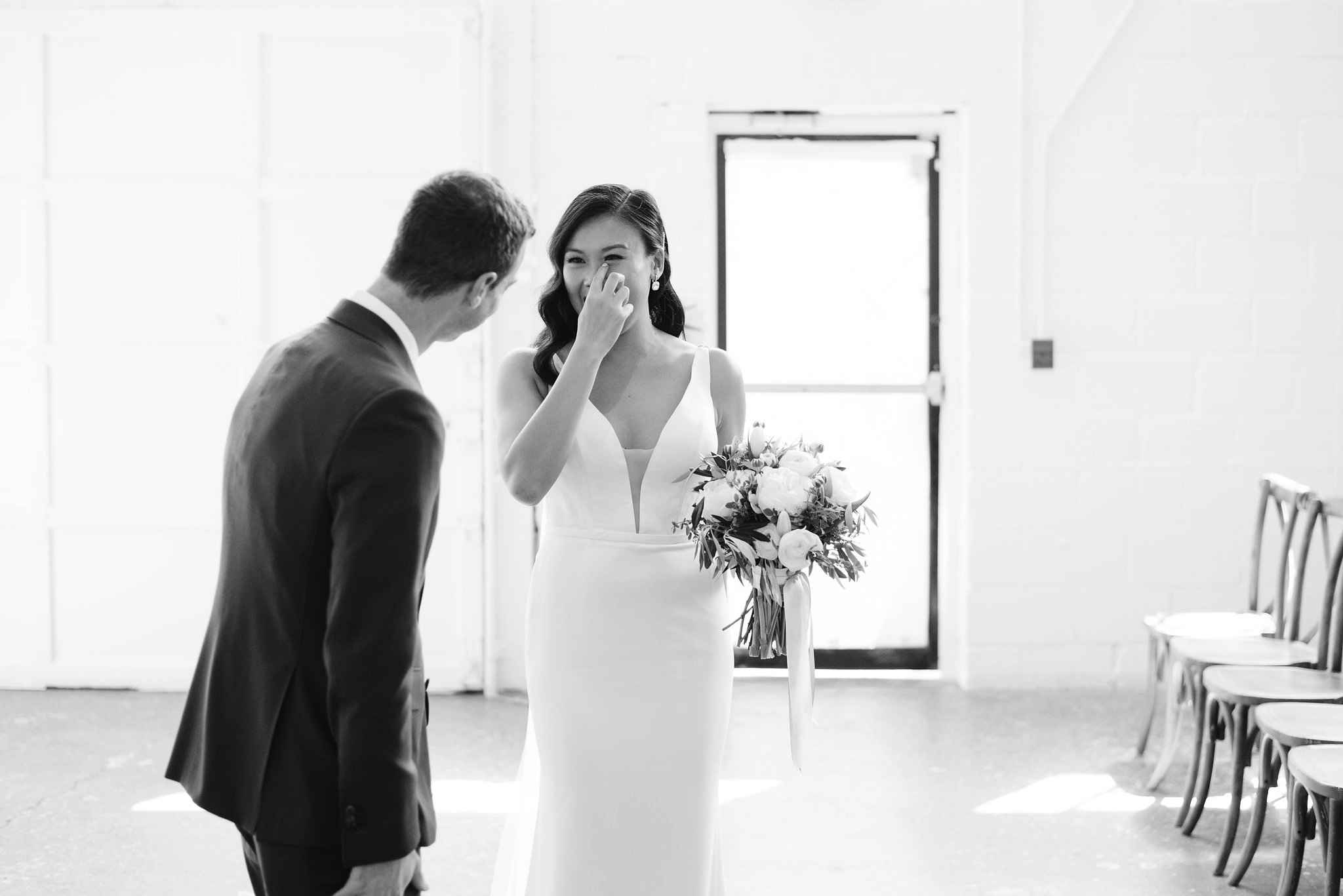 First Look - Olive Photography - Toronto wedding photographer