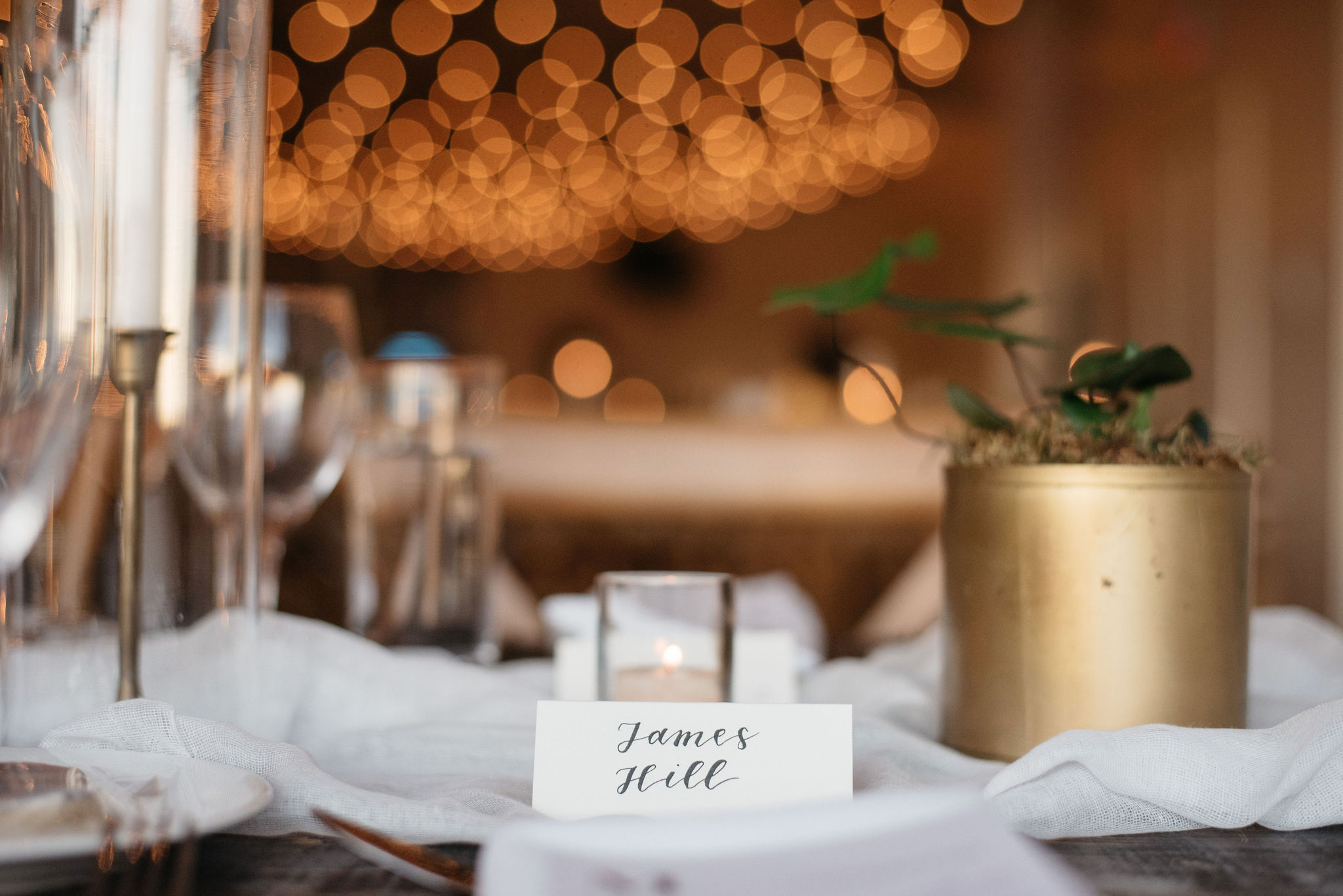 Calligraphy place card | Olive Photography Toronto