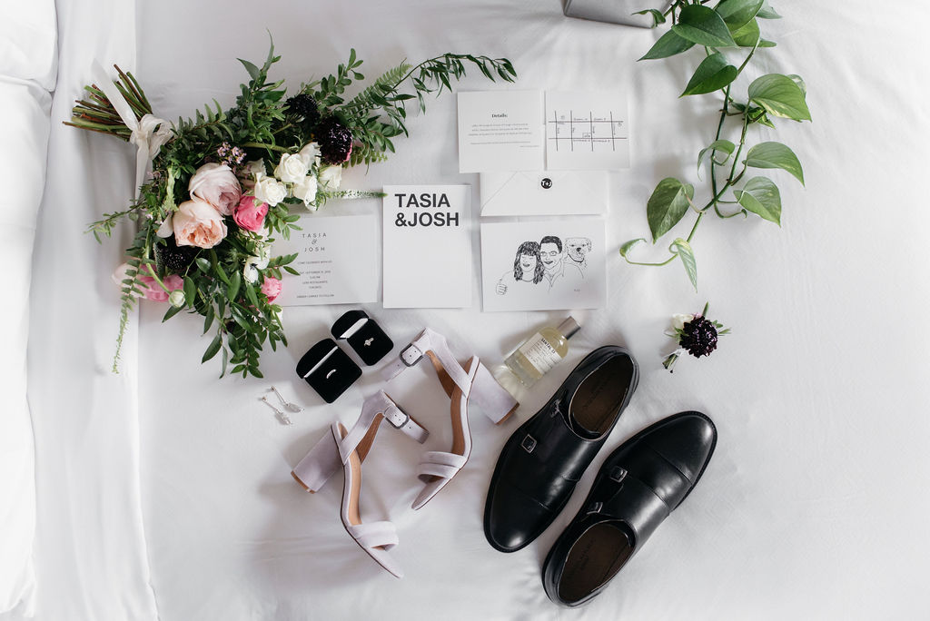 Wedding Details Flatlay | Olive Photography Toronto