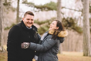 Toronto winter engagement photos - Olive Photography