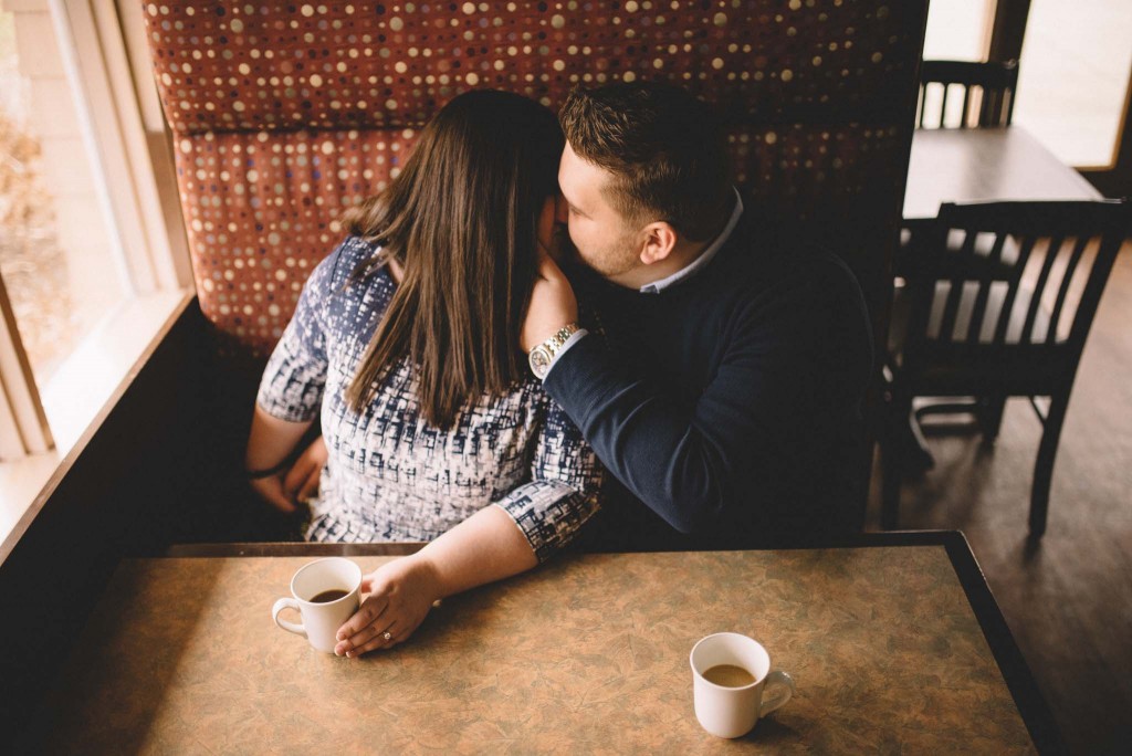 Toronto winter engagement photos - Olive Photography