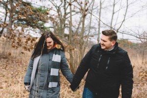 Toronto winter engagement photos - Olive Photography