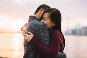 Toronto skyline engagement session