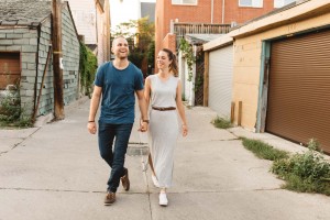 relaxed Toronto engagement photos