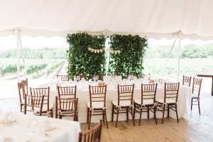 Outdoor Tent Wedding Head Table | Olive Photography