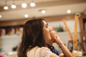 ice cream engagement photos | Olive Photography