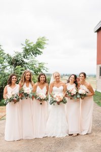 Blush Bridesmaids Dress Photos - Olive Photography