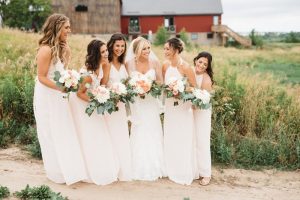 Blush Bridesmaids Dress Photos - Olive Photography
