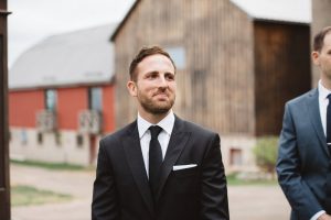 Groom reaction photos - Olive Photography