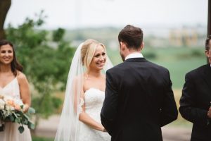 Bride at Ceremony - Olive Photography