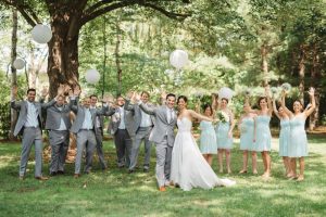 big wedding party photos| Olive Photography