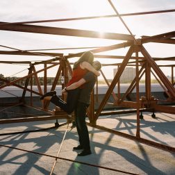 Rooftop Engagement Photos - Olive Photography Toronto