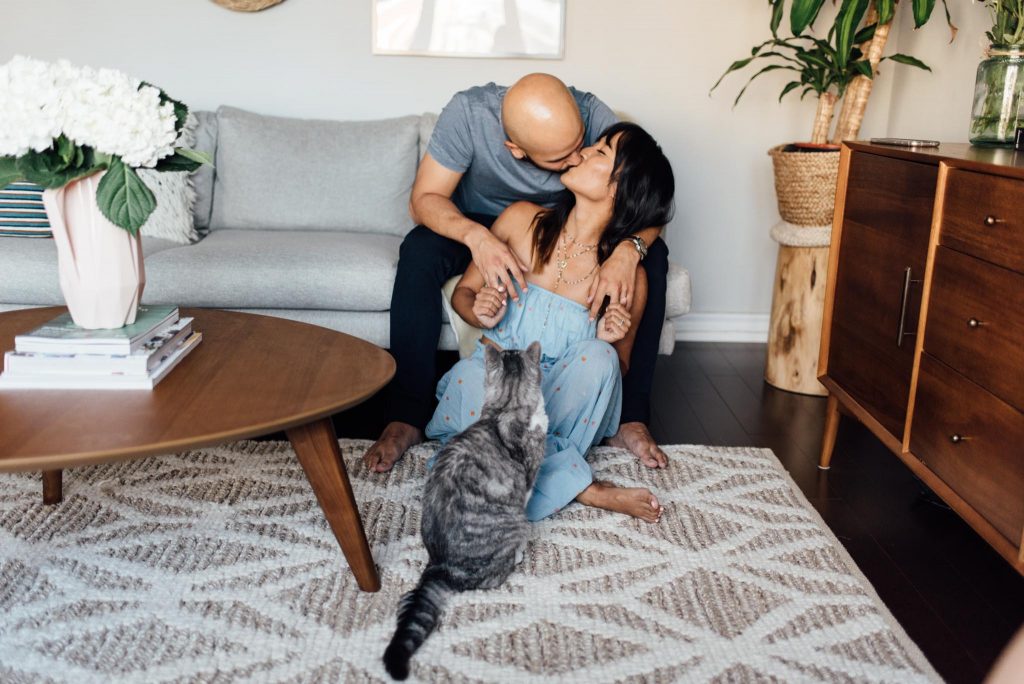 In-Home Engagement Session | Olive Photography Toronto