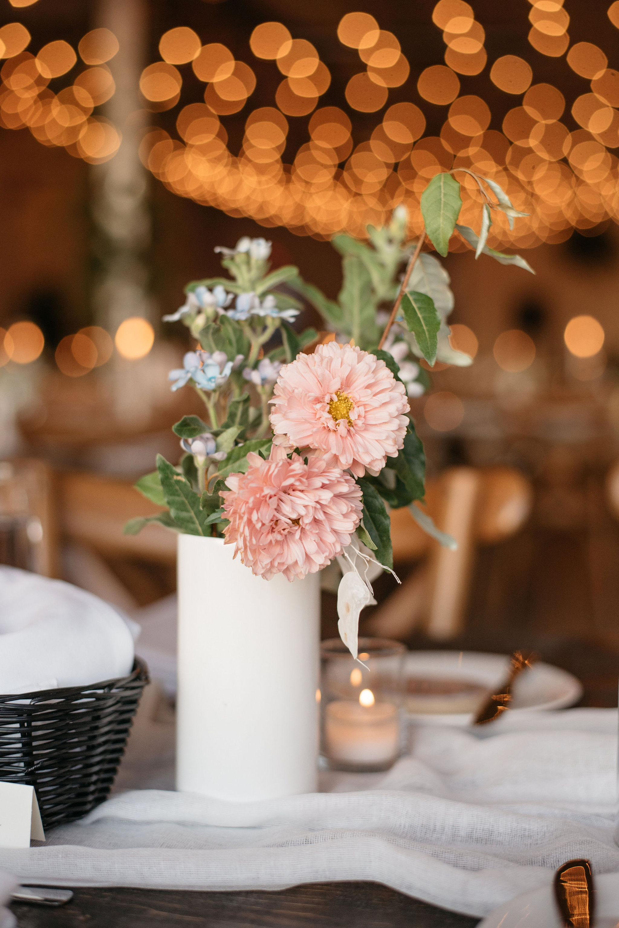 Potted plants centrepieces | Olive Photography Toronto