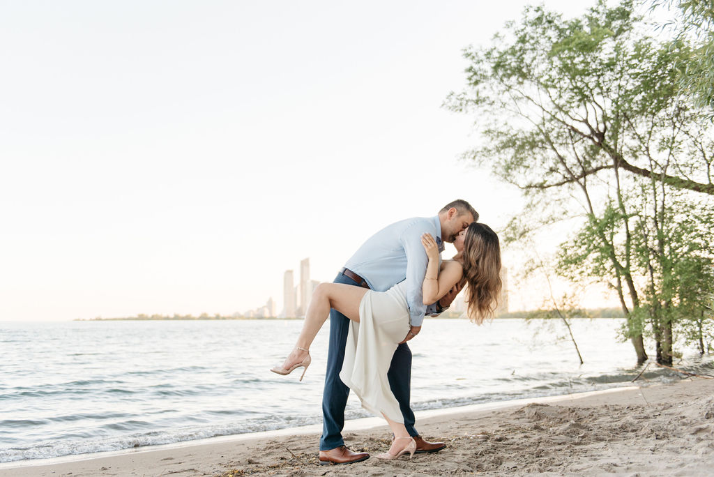 Toronto waterfront proposal photography | Sunnyside Pavillion engagement photos | Olive Photography Toronto