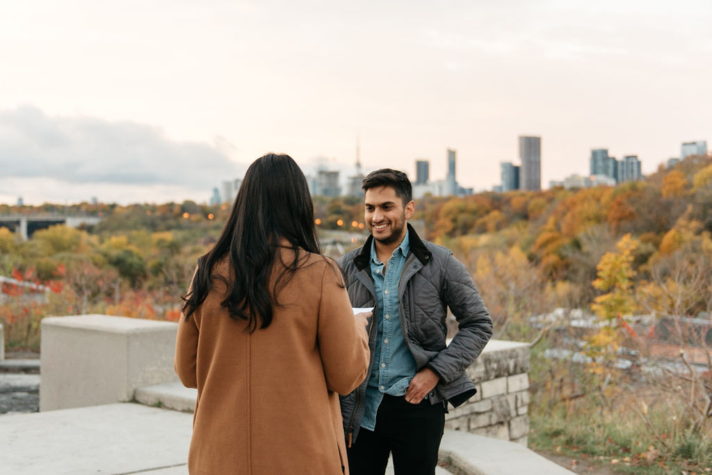 Toronto Proposal Photographer | Evergreen Brickworks Proposal | Olive Photography