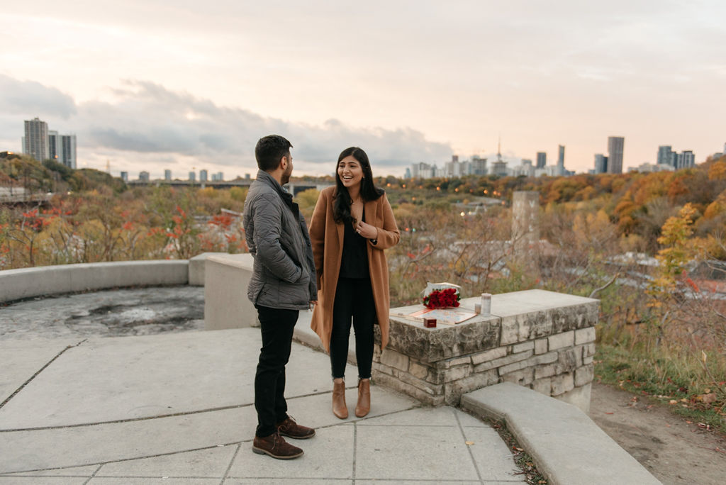 Toronto Proposal Photographer | Evergreen Brickworks Proposal | Olive Photography