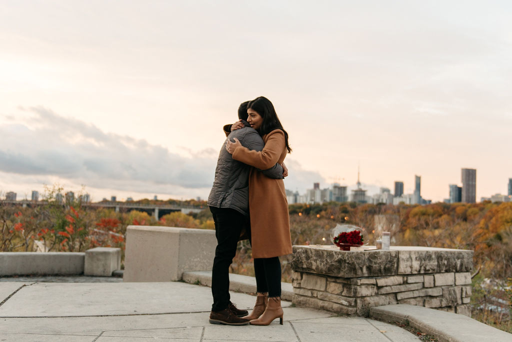 Toronto Proposal Photographer | Evergreen Brickworks Proposal | Olive Photography