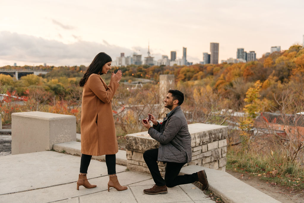 Toronto Proposal Photographer | Evergreen Brickworks Proposal | Olive Photography