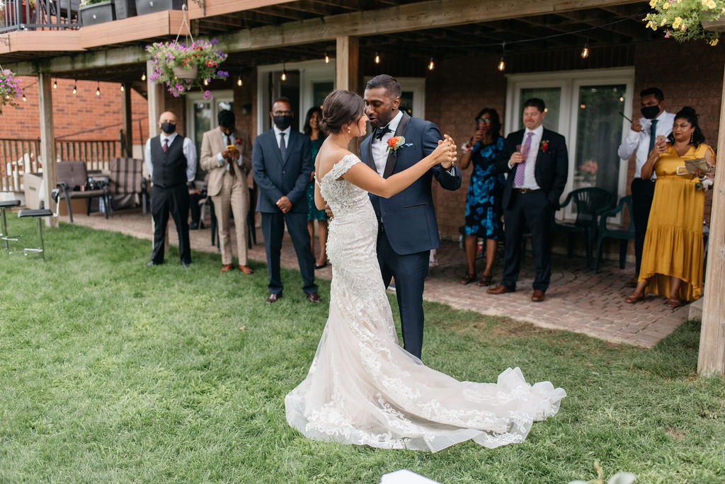 Toronto Backyard Micro Wedding | Olive Photography